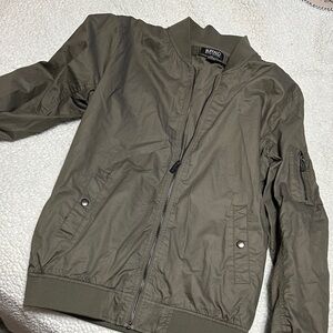 Buffalo David Bitton Khaki Bomber Jacket